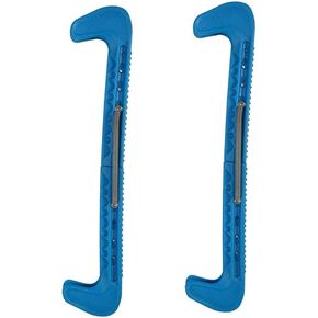 Tbest Skate Blade Guards, Plastic, 1 Pair 7 Colors Plastic Ice Hockey Skate Blade Guards Covers with Adjustable Spring