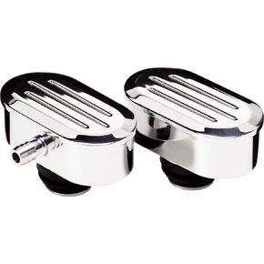 Billet Specialties 21920 Polished Oval Ball Milled PCV Breather