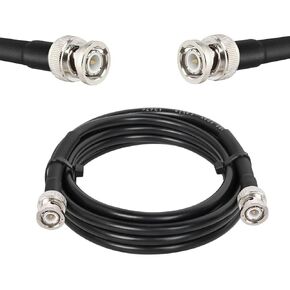 BNC Male to Male Jumper Cable for Oscilloscope and Function Generators 3FT