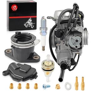 Carburetor & Intake Manifold Boot For Honda Foreman 500 TRX500 TM/FE/FM/FPE/FPM 2005-2011