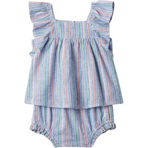 GAP baby-girls Ruffle Top and Short Set