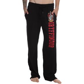 Bioworld Harry Potter Gryffindor Guys Pajama Pants Black
