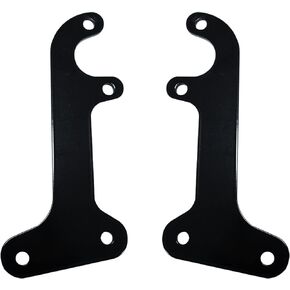 2 x Tail Light Brackets For 1953 1954 1955 1956 Ford F100 Pickup Truck,Model A Lights,Street Rods,Hot Rods,CustomFits Both Passenger and Driver Side (Black Finish) - Tail Light Bracket