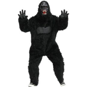 زي الغوريلا مع قناع واقعي للهالوين، زي الساسكواتش بيج فوت، زي الشمبانزي للرجال البالغين in Kuwait