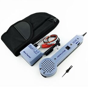 [200EP Tone Probe w/ 701K Generator Kit] Inductive Amplifier Wire Cable Tracer to Locate Single Conductors and Cables Integrated LED Flashlight (Includes Headset Jack and User Manual)