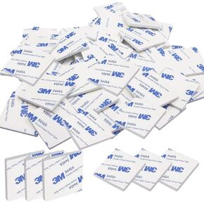 200Pack 3m Double Sided Foam Tape, Super-Sticky Double Sided Tape, 1.06 x 1.06 Inch Strong Pad Heavy Duty Mounting Adhesive (Square+White) in Kuwait