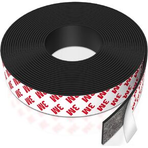 Magnetic Tape, Magnet Tape Roll with 3M Strong Adhesive Backing, Perfect for Craft DIY Projects, Whiteboards and Fridge Organization (1" Wide X 15 Feet)