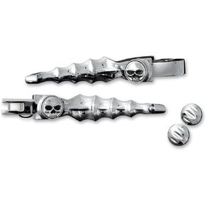 Kuryakyn 1058 Motorcycle Handlebar Accessory: Zombie Clutch and Brake Trigger Levers for 2008-16 Harley-Davidson Motorcycles with Cable Clutch, Chrome, 1 Pair