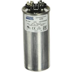 MARS - Motors & Armatures 12794 Motor Dual Run Capacitor with Round 60 + 5 uf MFD 440V