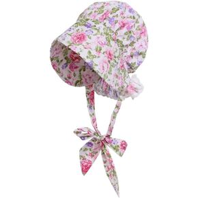 GRACEART Adult Women Girls Cotton Pioneer Prairie Bonnet Cap Hat 100% Cotton (Size choose)