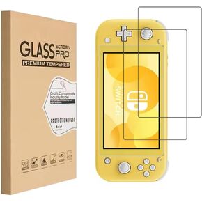Screen Protector for Nintendo Switch Lite, Game Player Tempered Glass Transparent HD Ultra Clear Anti-Scratch Anti-Fingerprint Bubble-Free