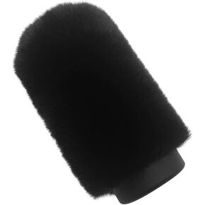 Pop Filter Dead Cat Outdoor Mic Windshield For Rode NTG1 NTG2 VideoMic Artifical Windscreen Cover For Sony DXC637 D30P For Sennheiser MKH8060 (Black)