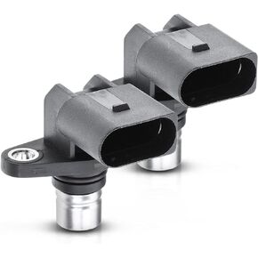 A-Premium 2-PC Engine Camshaft Position Sensor Compatible with Volkswagen Jetta 1998-1999/2004, Passat 2002-2004, Golf, EuroVan, Phaeton, R32 & Porsche Cayenne & Audi A8 Quattro, S6, S8, TT Quattro