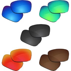 5 Pairs Replacement Lenses for Oakley Fuel Cell OO9096 Pack-BBRGB