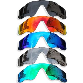 5 Pairs Anti-scratch Polarized Replacement Lenses for Oakley Jawbreaker OO9290 Sunglasses