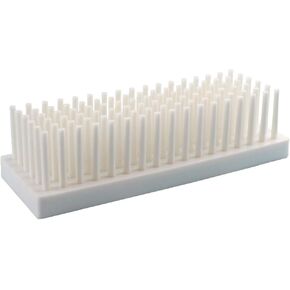 Plastic Test Tube Stand for Drying Test Tube 6x17 (White, 102-Well)