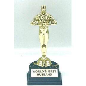 Worlds Best Husband Trophy 7 inch