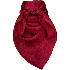 Frontier Calico Cowboy Wild Rag 100% Silk Scarf Bandana Multiple Colors 42"