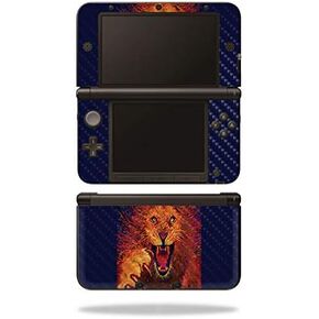 غلاف MightySkins من ألياف الكربون لجهاز Nintendo 3DS XL Original (2012-2014) - دماغ الدائرة | لمسة نهائية واقية ومتينة من ألياف الكربون | سهل التطبيق والإزالة وتغيير الأنماط | صنع في الولايات المتحدة الأمريكية