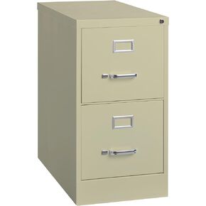 Lorell Fortress File Cabinet, Putty