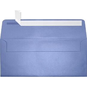 LUXPaper #10 Business Envelopes | Peel & Press | 4 1/8" x 9 1/2" | Vista Metallic | 80lb. Text | 50 Qty