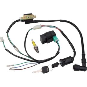 GOOFIT Rebuilt Ignition CDI Wiring Kit Harness for 50cc 70cc 90cc 110cc 125cc Stator CDI Coil ATV Quad Bike Buggy Go Kart