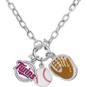 Game Time 101612 MLB Minnesota Twins Charm Necklace