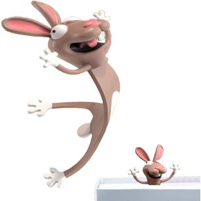 3D Cartoon Animal Book Marks，Funny Cute Pretty Unique Bookmark for Kids, Boys, Girls, Students and Reading Lovers (Gecko)