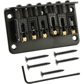 6-سلسلة 78 مللي متر الأسطوانة هاردتيل جسر الغيتار الكهربائي أنبوب خلفي تحميل علوي السرج الذيل الملحقات الأسود in Kuwait