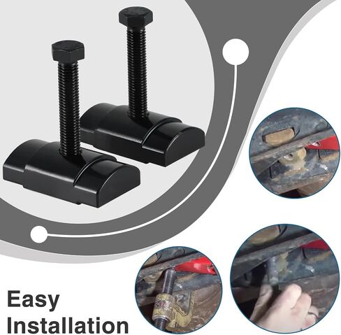 2PCS Torsion Bar Key Adjuster Block Nuts with Bolts Compatible with Silverado 2500HD 3500HD GMC Sierra 2500HD 3500HD Replace#: 11571153 in Saudi Arabia