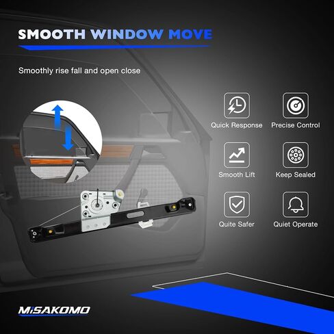 Window Regulator Lifter, Compatible with 2006-2012 BMW 3 E90 E91 323i 325i 325xi 328i 328xi 330i 330xi 335d 335i xDrive 335xi M3 BMW3, Replace 749-469 Rear Right Passenger Side Window Lift Regulator in Saudi Arabia