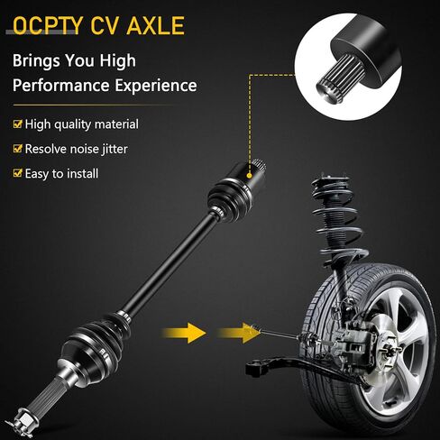 OCPTY Rear Left Right CV Axle Shaft Assembly 1333233 1333008 1332814 1590476 Replacement for Polaris for Bobcat Ranger XP 800 Ranger 800 Ranger 4x4 500 EFI Ranger Crew 800 Ranger 800 3400 in Saudi Arabia