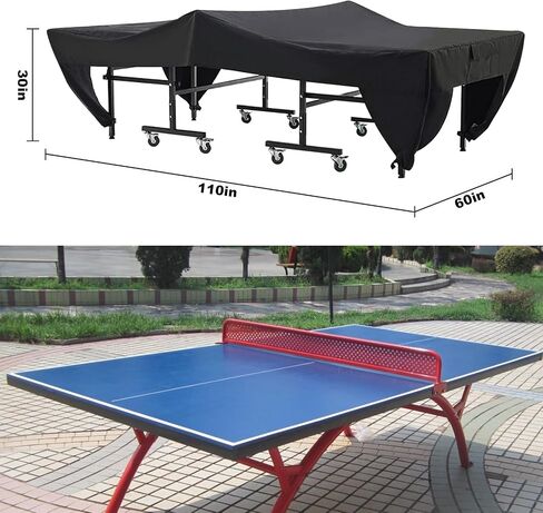 Table Tennis Table Cover 110 x 60 x 30" (280 x 152 x 76cm) 420D Oxford Fabric Durable Oxford Fabric Table Tennis Table Cover in Saudi Arabia