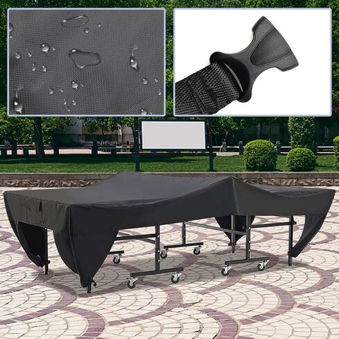 Table Tennis Table Cover 110 x 60 x 30" (280 x 152 x 76cm) 420D Oxford Fabric Durable Oxford Fabric Table Tennis Table Cover in Saudi Arabia