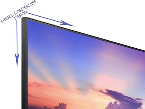27 Inch Monitor, T35F FHD Computer Monitor, 1080p LED 75Hz, HDMI, VGA, Borderless, AMD FreeSync, LF27T350FHNXZA with Wholesalehome Mousepad in Saudi Arabia