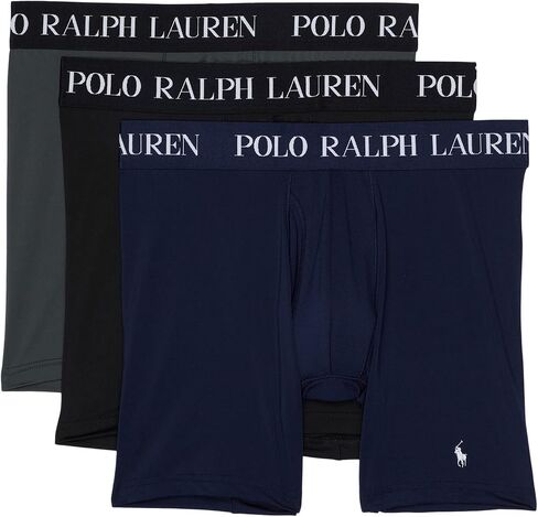 Polo Ralph Lauren Mens 4D Flex Performance Mesh Boxer Briefs 3 Pack in Saudi Arabia