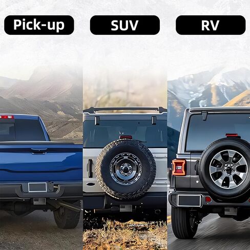 غطاء وصلة وصلة المقطورة، غطاء وصلة مقطورة معدنية ثقيلة مقاس 2 بوصة مع أجهزة استقبال مقاس 2 بوصة، غطاء وصلة سحب العلم الأمريكي مع مسمار دبوس (يناسب أجهزة الاستقبال مقاس 2 بوصة، أسود) in Kuwait