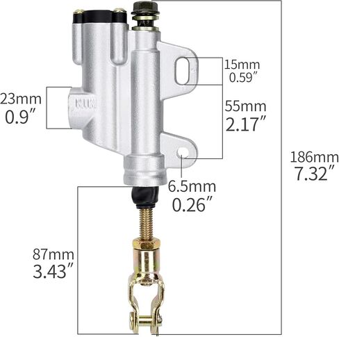 أسطوانة فرامل القدم الخلفية الرئيسية الصينية ATV Quad 4 ويلر 10 مم مسمار بانجوي in Kuwait
