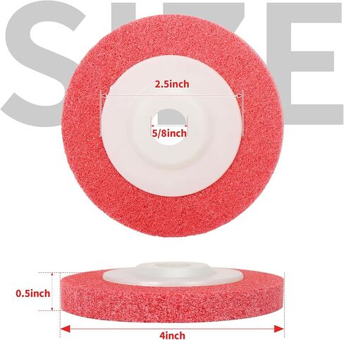 15 حزمة 4 بوصة إطارات لامعة لطاحونة الزوايا، 5 قطع قرص صوف ناعم جدًا + 5 قطع 7P قرص ألياف النايلون + 5 قطع 9P قرص ألياف النايلون in Kuwait