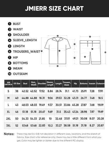 JMIERR Men Hawaiian Matching Set, Casual Summer Beach 2 Piece Outfits Button Down Short Sleeve Shirts and Shorts in Saudi Arabia