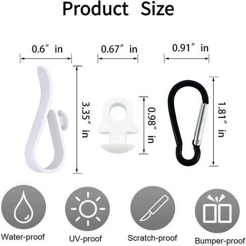 12 قطعة من إكسسوارات LOVE MEI لحقائب Bogg، وخطاطيف إدخال لحقائب Bogg، وتنظيم إكسسوارات حامل المفاتيح، متوافقة مع حقيبة Bogg Bag Beach، متوافقة مع حقائب الشاطئ الصغيرة والكبيرة in Kuwait