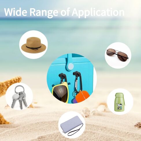 12 قطعة من إكسسوارات LOVE MEI لحقائب Bogg، وخطاطيف إدخال لحقائب Bogg، وتنظيم إكسسوارات حامل المفاتيح، متوافقة مع حقيبة Bogg Bag Beach، متوافقة مع حقائب الشاطئ الصغيرة والكبيرة in Kuwait