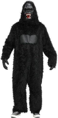 زي الغوريلا مع قناع واقعي للهالوين، زي الساسكواتش بيج فوت، زي الشمبانزي للرجال البالغين in Kuwait
