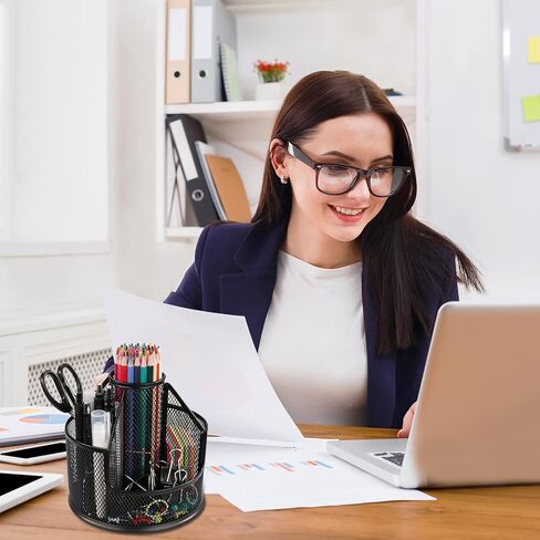 علبة تنظيم مستلزمات الفن الدوارة 360 درجة للأطفال، تخزين أقلام التلوين وحامل أقلام الرصاص للمكتب، تخزين مستلزمات الأطفال الفنية، تنظيم الفصول الدراسية وتخزين للمعلمين (متعددة الألوان) in Kuwait