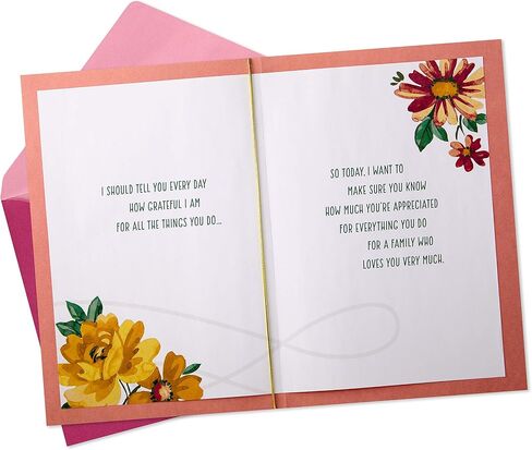 Hallmark Mothers Day Card from Son or Daughter (Everything You Do) in Saudi Arabia