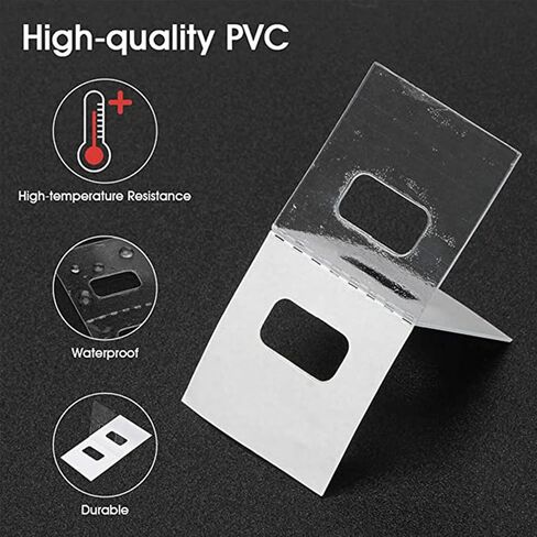 شرائح استبدال الستائر الرأسية، 60 قطعة من لوحات علامات إصلاح الستائر الرأسية، قطع غيار طقم إصلاح الستائر الرأسية الشفافة لستائر نافذة الباب المنزلقة، موفر ريشة عمودية in Kuwait