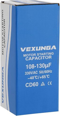 189-227 uF MFD 330 VAC 50/60 Hz Round Motor Start Capacitor CD60 Single Phase Capacitors for AC Motors Starting or Pool Pump or Well Pump in Saudi Arabia