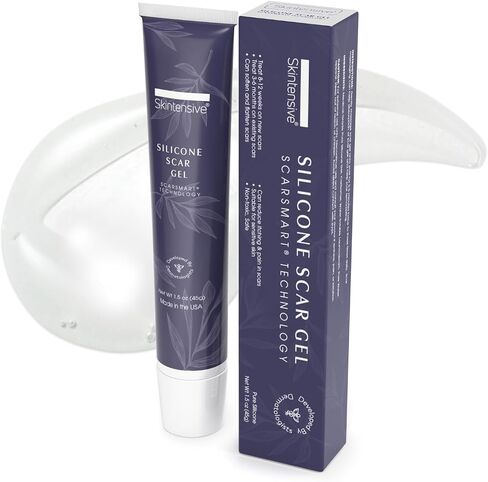 Skintensive Silicone Scar Gel - Scar Cream for Surgical Scars, Burns, Stretch Marks, Acne & Keloids [Packaging May Vary] in Saudi Arabia