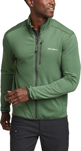 Eddie Bauer Men's Activator Grid Long-Sleeve Full-Zip Fleece in Saudi Arabia