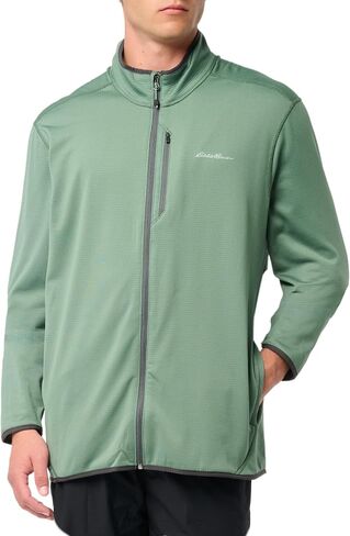 Eddie Bauer Men's Activator Grid Long-Sleeve Full-Zip Fleece in Saudi Arabia